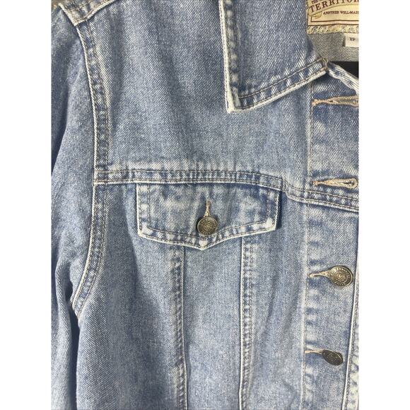 Territory Ahead Vintage Denim Blue Jean Jacket Women's Size‎ XP - Picture 5 of 7